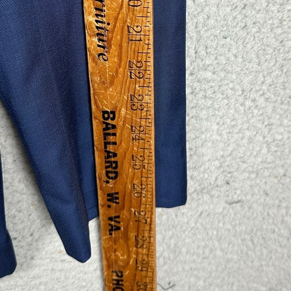 Combatant Gentlemen Summit Wool Blazer Mens 44L Blue Vitale Barberis Canonico
